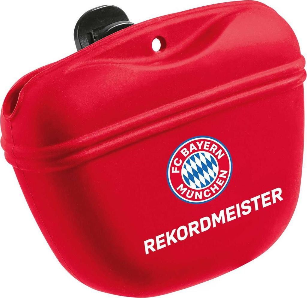 Hunter Silikon Snackbeutel FC Bayern München 13 x 11 x 5 cm rot
