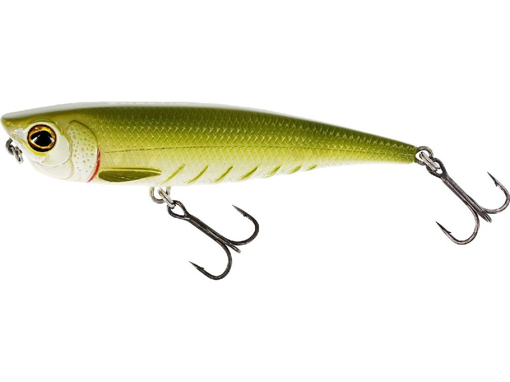 Westin Spot-On Top Walker 10cm 15g - Popper, Farbe:Green Minnow