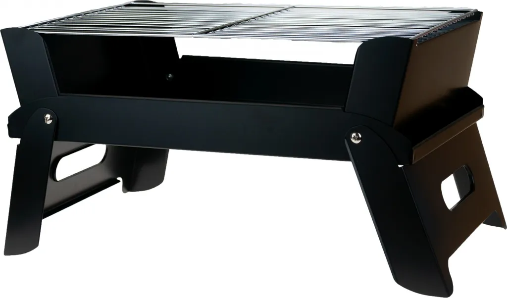 Gril de camping pliable et barbecue charbon portable pour randonnée