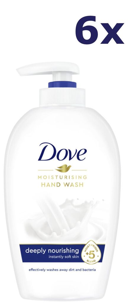 6x Dove Handzeep Dispenser - Beauty Cream, 250 ml Productafbeelding 