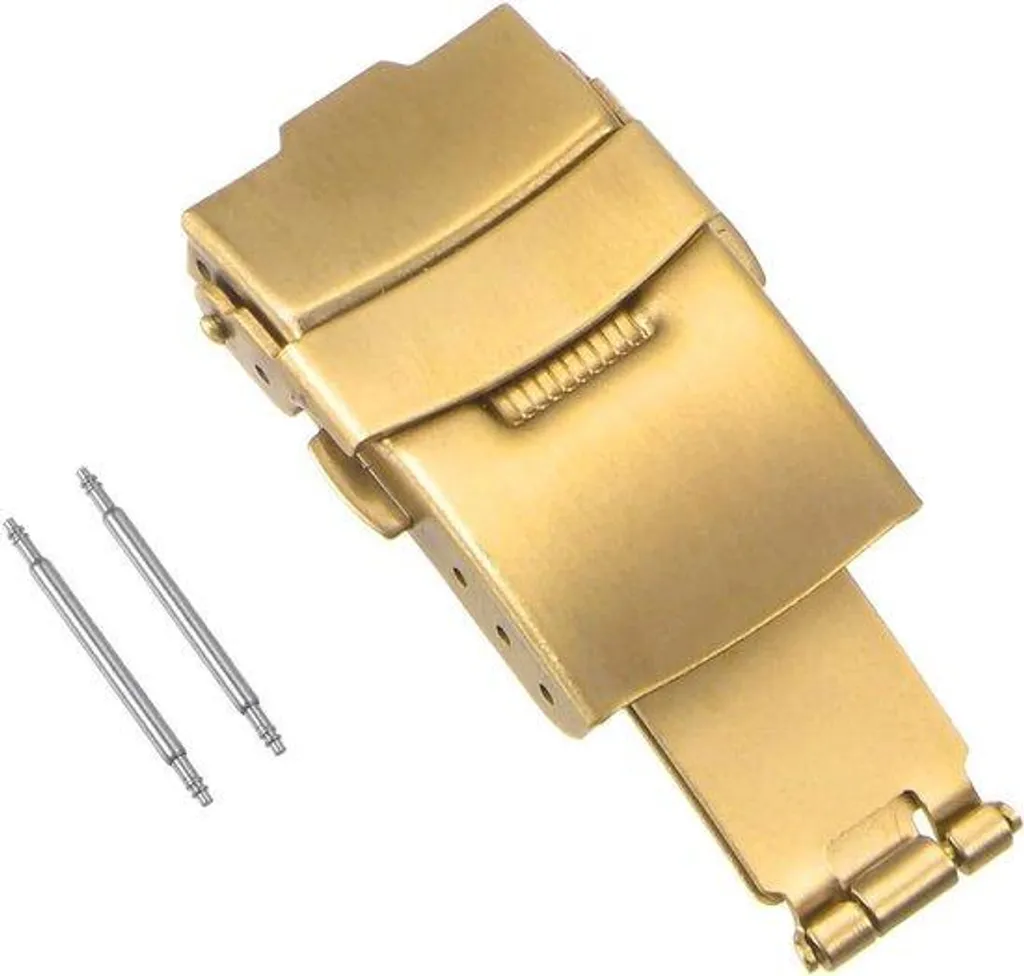 Boucle déployante 16mm or Leren : fini les chutes de montre et l'usure