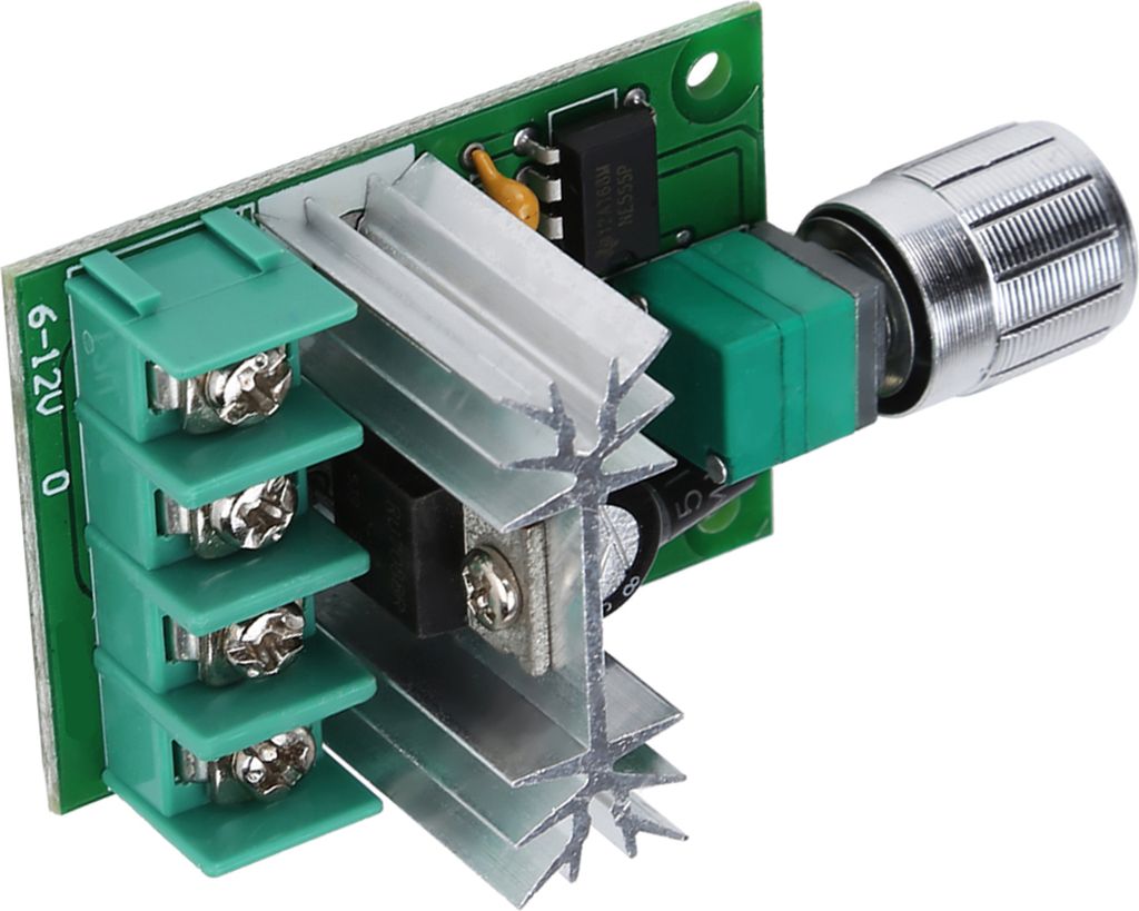 6V-12V 6A PWM-DC-Motorregler mit hoher Leistung und stufenloser Drehzahlregelung
