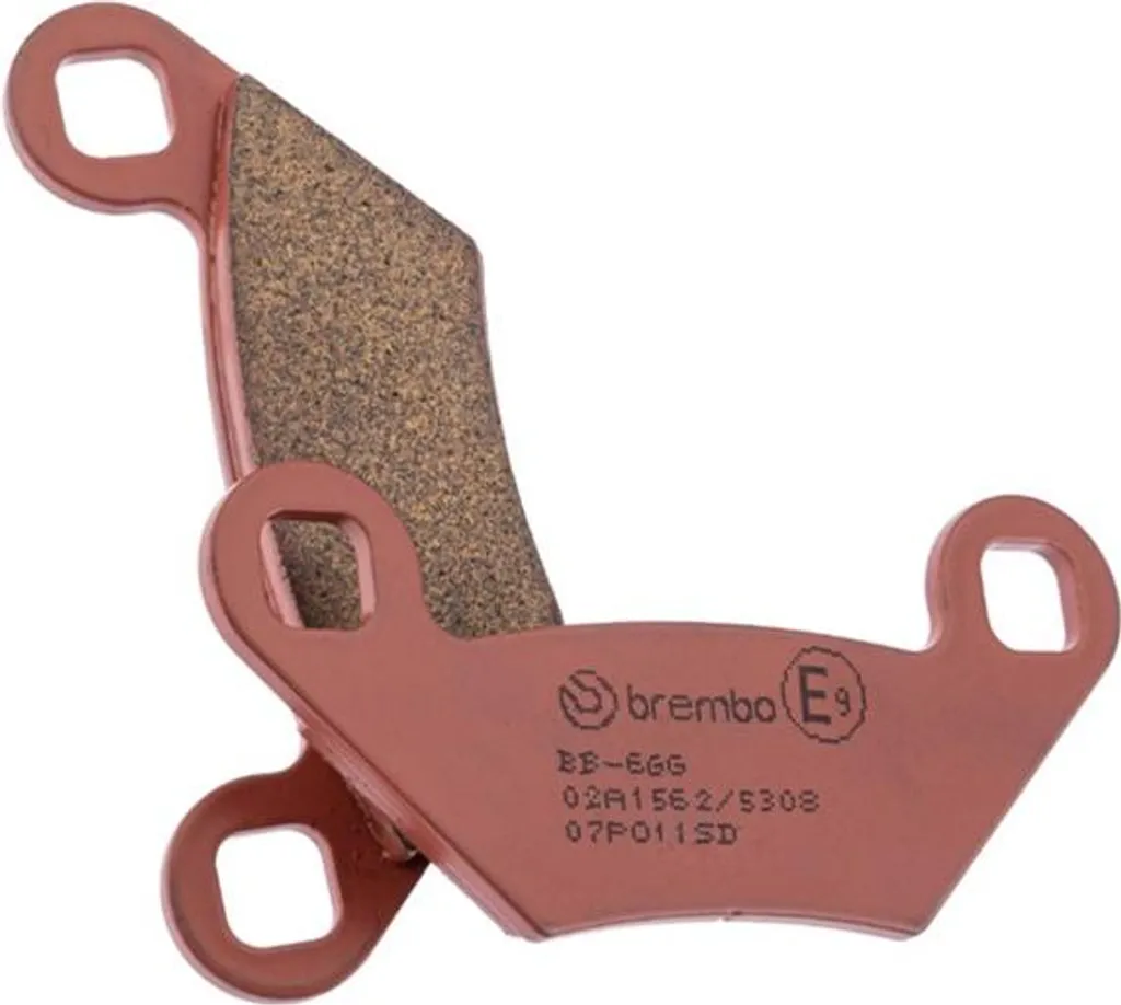 Plaquettes Brembo 07PO11SD métal fritté haute résistance pour Polaris