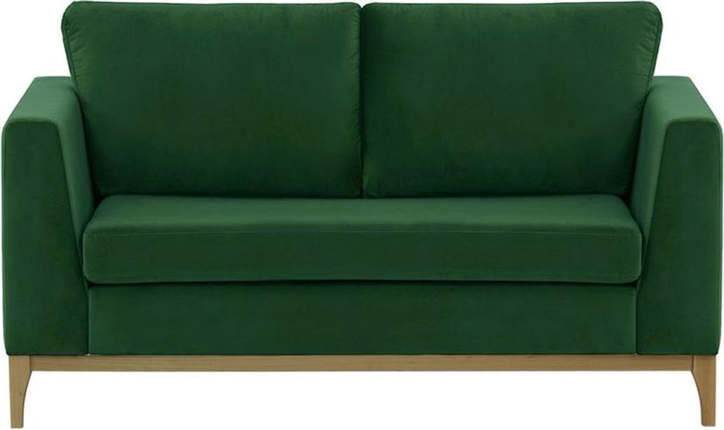 Zweisitzer-Sofa Gosena Wood-Velluto 10-wax black