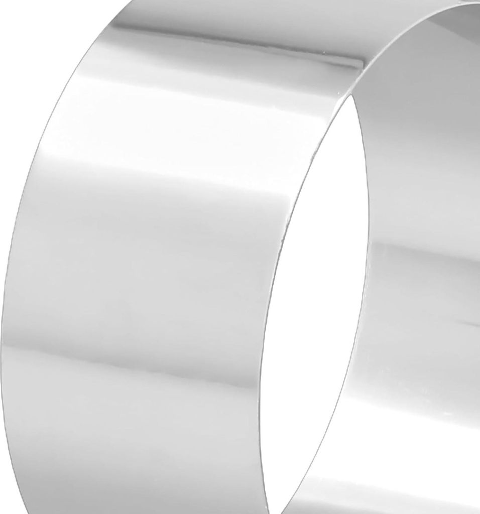 Edelstahl Dessertringe - Professionelle Präsentation - 1 Stück - 8 cm