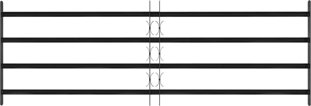 Grille de sécurité pour fenêtre, 175 x 60 cm, en acier Image du produit 
