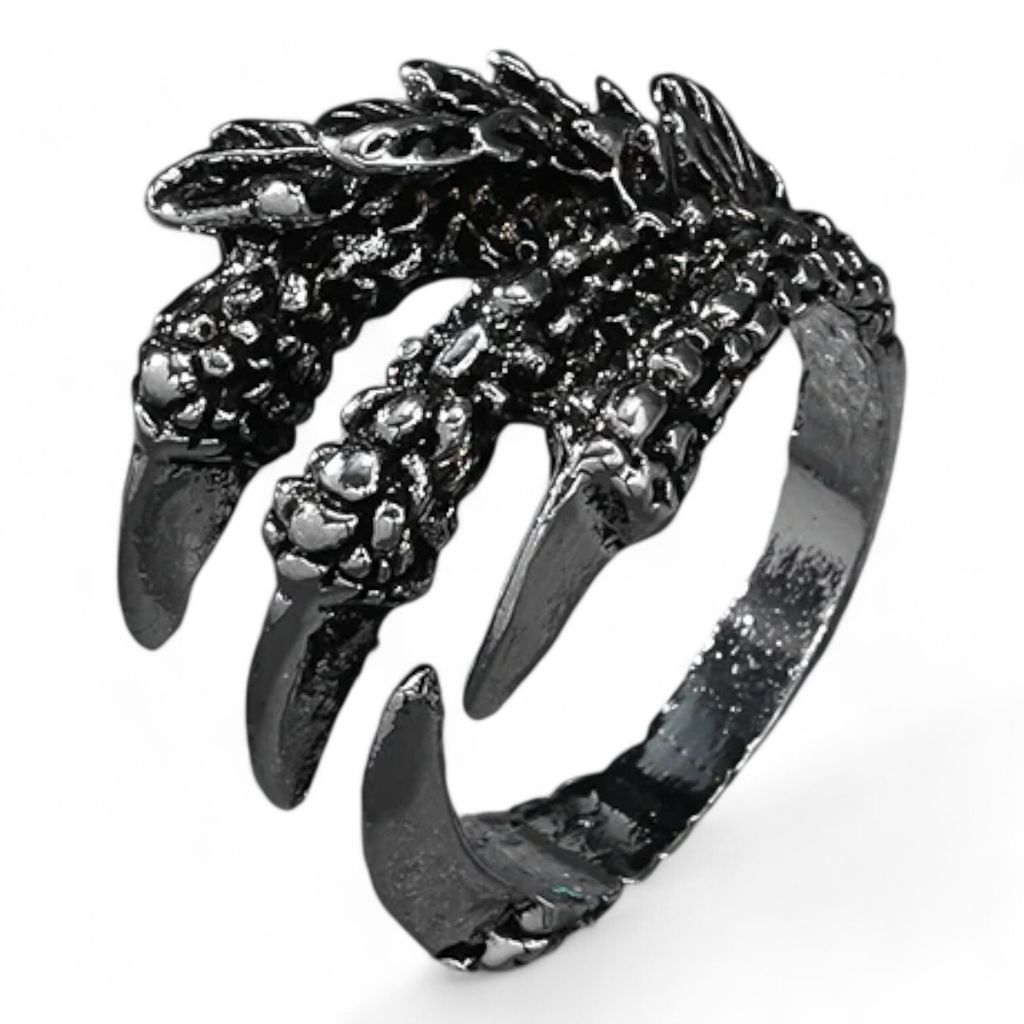 Drachen Klauen Ring. Gothic Ring. Raptor Krallen