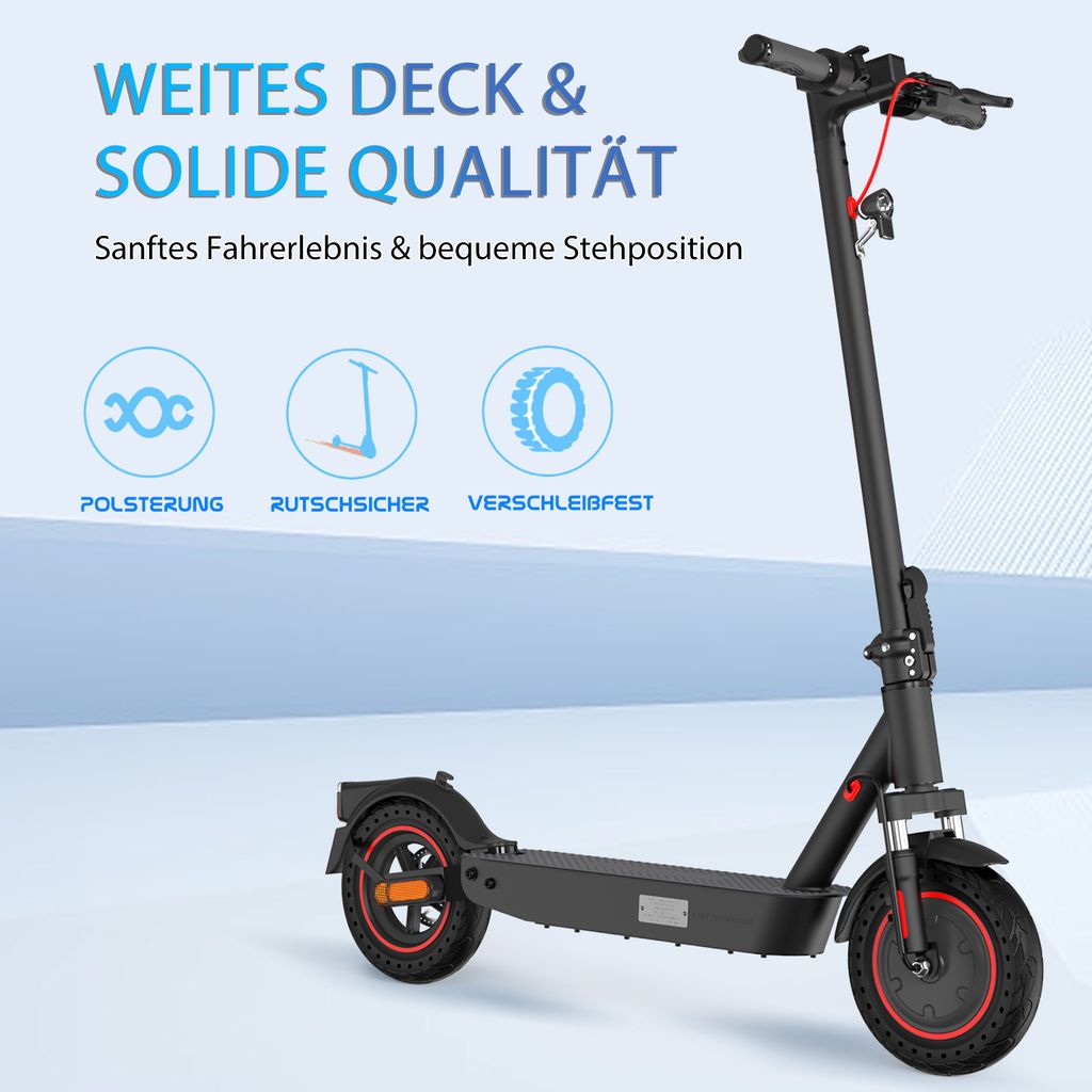 E Scooter Mit Sitz Straßenzulassung Klappbar Faltbarer E-Scooter mit Straßenzulassung und | Kaufland.de