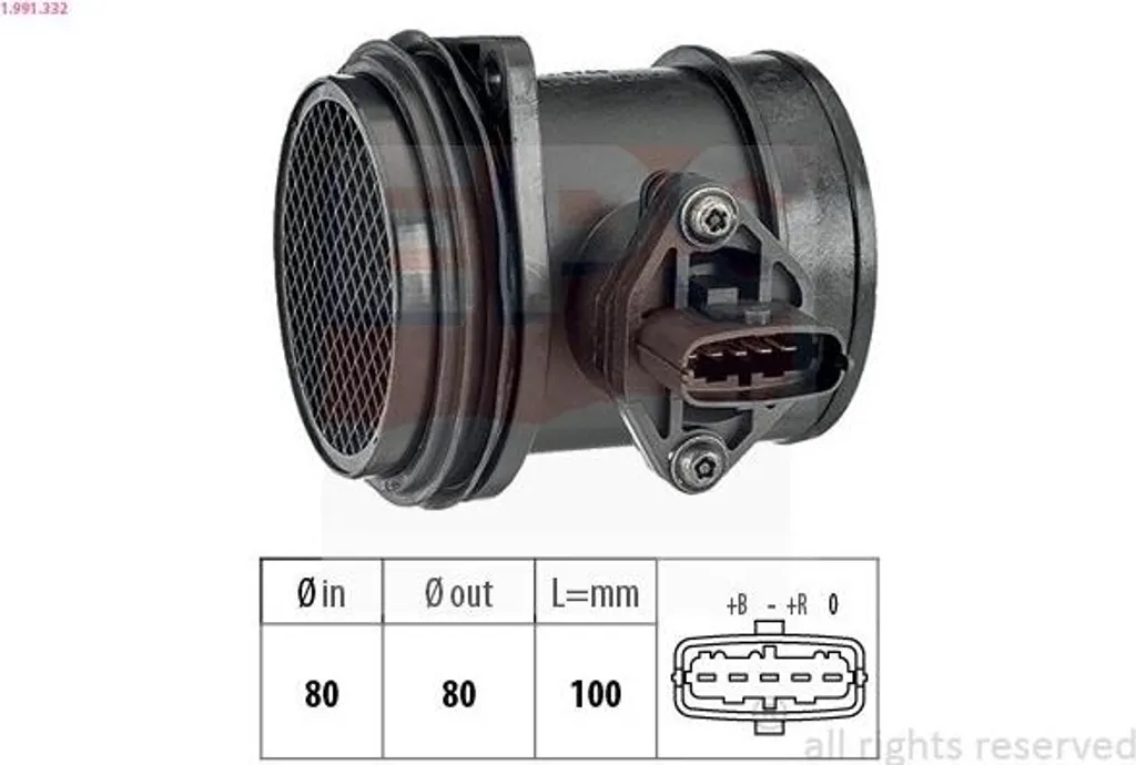 Capteur de Masse d'Air Ford Focus 2.5 ST 05- Corrige les Pertes de Puissance
