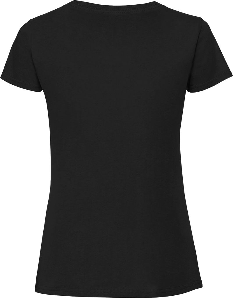 Fruit Of The Damen T-Shirt, enganliegend RW5975 (XS) (Schwarz)