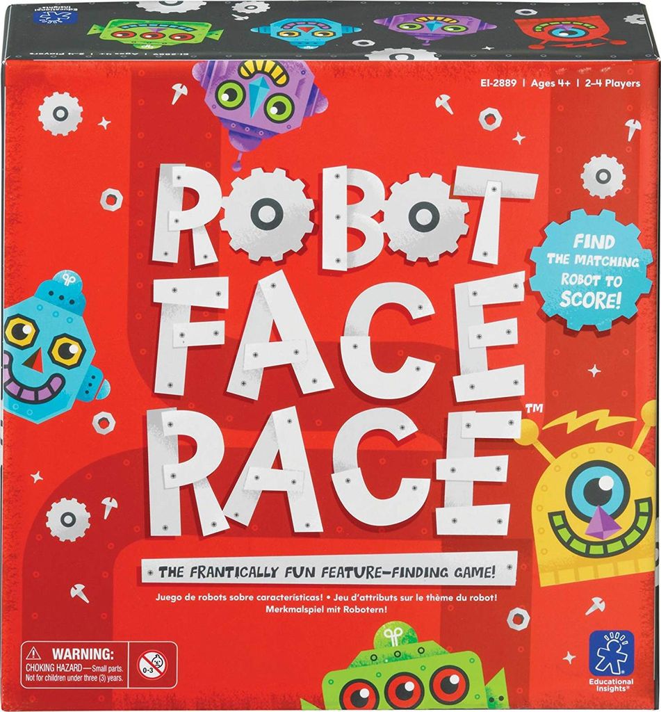 Learning Resources Robot Face Race, Stolní hra, Vzdělávací, Obrázek produktu 