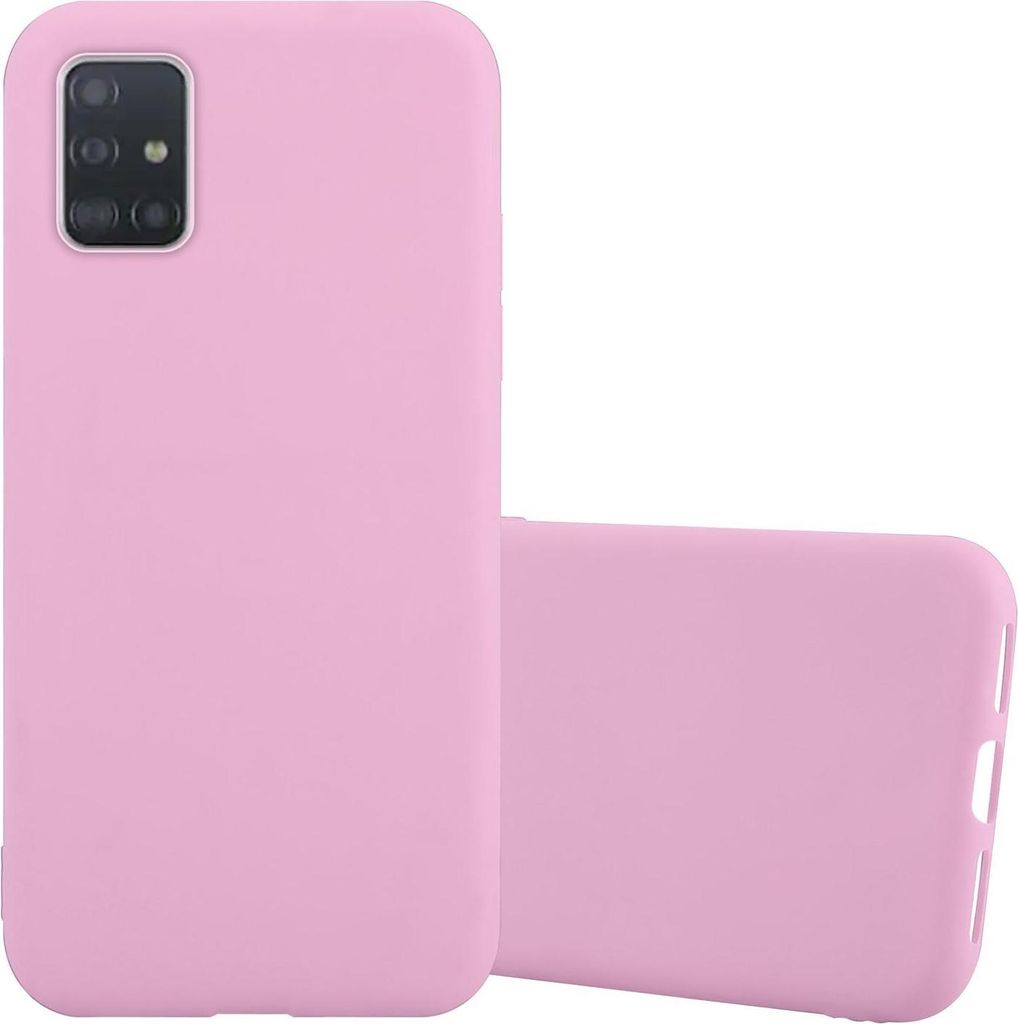 Cadorabo Hülle für Samsung Galaxy A52 (4G / 5G) / A52s Schutzhülle in Rosa Handyhülle TPU Silikon Etui Case Cover
