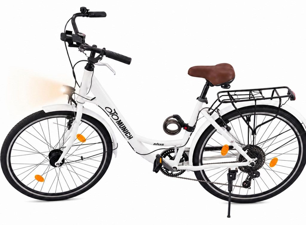 oToMUNICH Plus Spotless White 28 Zoll Fahrrad, Shimano Produktbild 