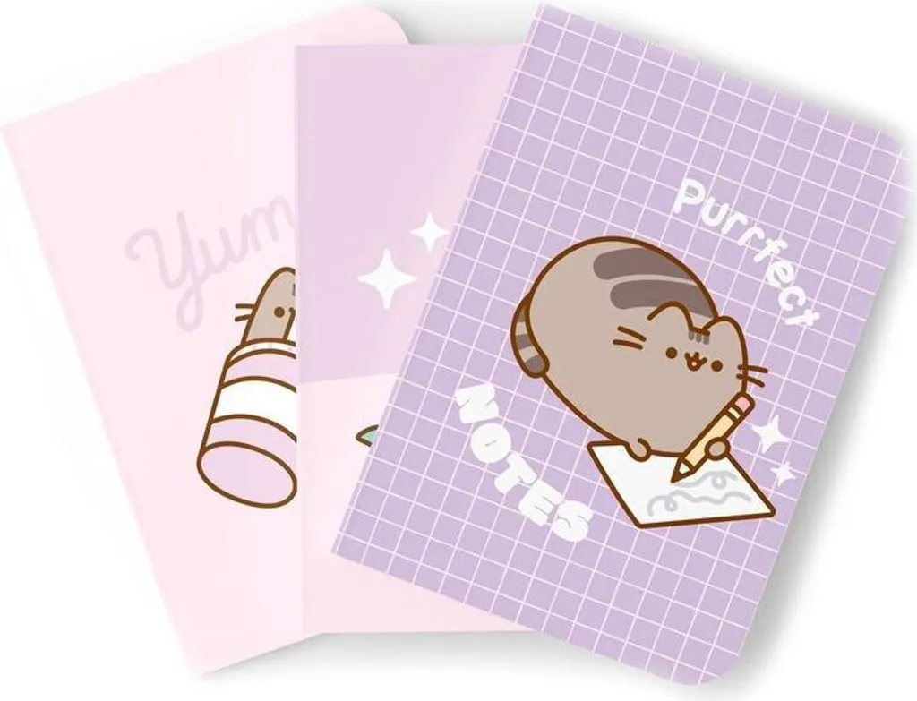 Pusheen - Set di quaderni A5 della collezione Moments 3 pezzi. - 12