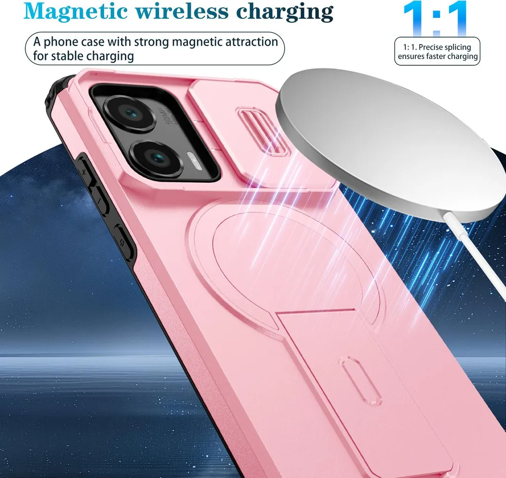 Offerta Cover Moto G Stylus 2024 Rosa: Magnetica e Robusta - 6