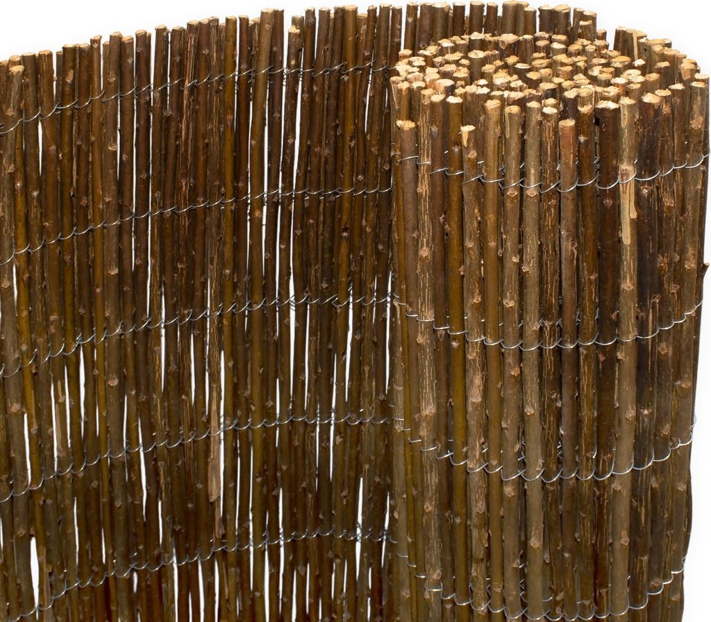 3.10 Gartenzaun Balkonschutz aus Weide - ca. 250 x 75 cm - Balkon Sichtschutz Zaun