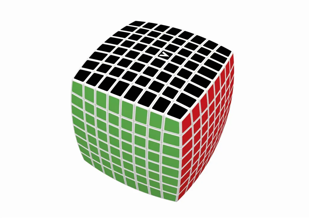 Cube Magique 8x8x8 V-Cube Bombé sans Blocage pour Challenge Ultime