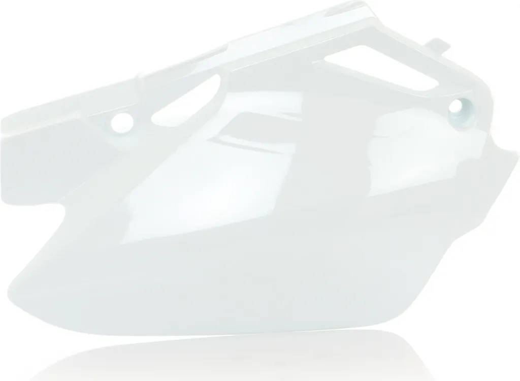 Plaque d'immatriculation latérale Acerbis blanche pour Honda CR 85 R