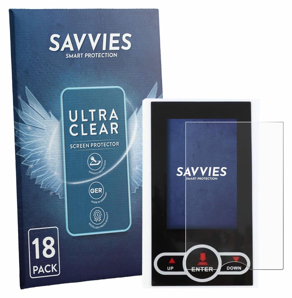 18x Für QuivyLivy Speedometer Schutzfolie Savvies Displayschutz Display Schutz Folie Klar Transparent