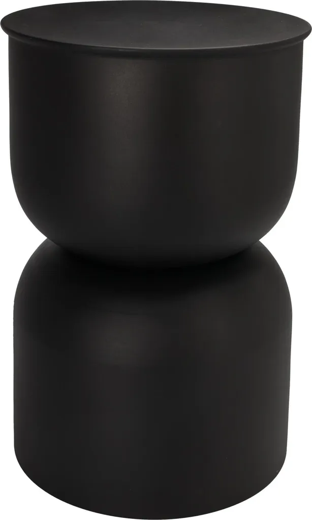 Design Minimal: Tavolino DISA Nero Opaco Ø 31cm | Arredo Moderno Online