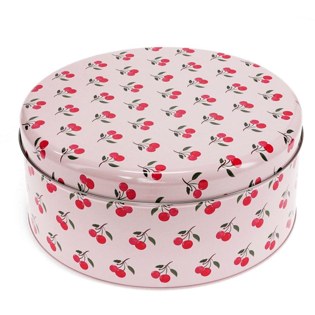 Keksdose Little Cherry rund Rex London Metall ca. 24x10,5cm Produktbild 