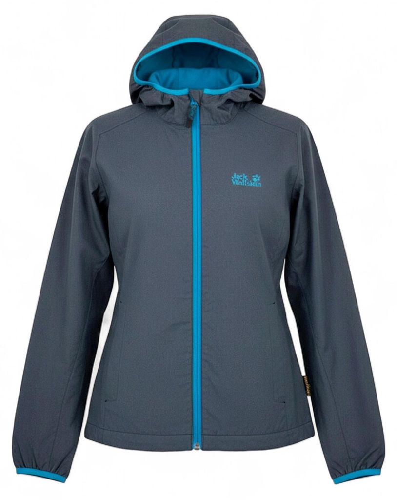 Jack Kinder Jacke Wolfskin Westland Stormlock Outdoor Wind 1603381-1010 (152/158) Größe M
