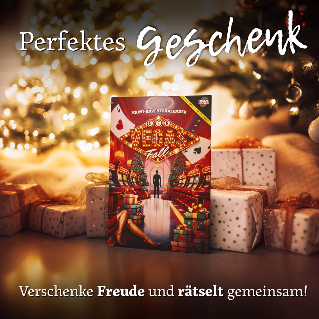 CRIMECASES Krimi Rätsel Adventskalender 2024 "Der Vegas Produktbild 6