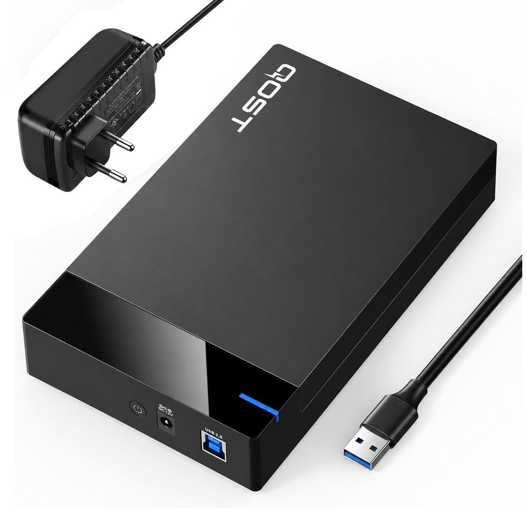 Qost - 3,5-Zoll-Festplattengehäuse – SATA-Gehäuse für Produktbild 