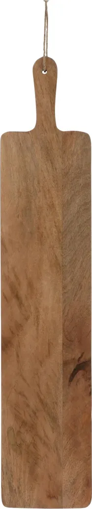 Planche de service 100% bois de manguier 76x15 cm coloris marron mat