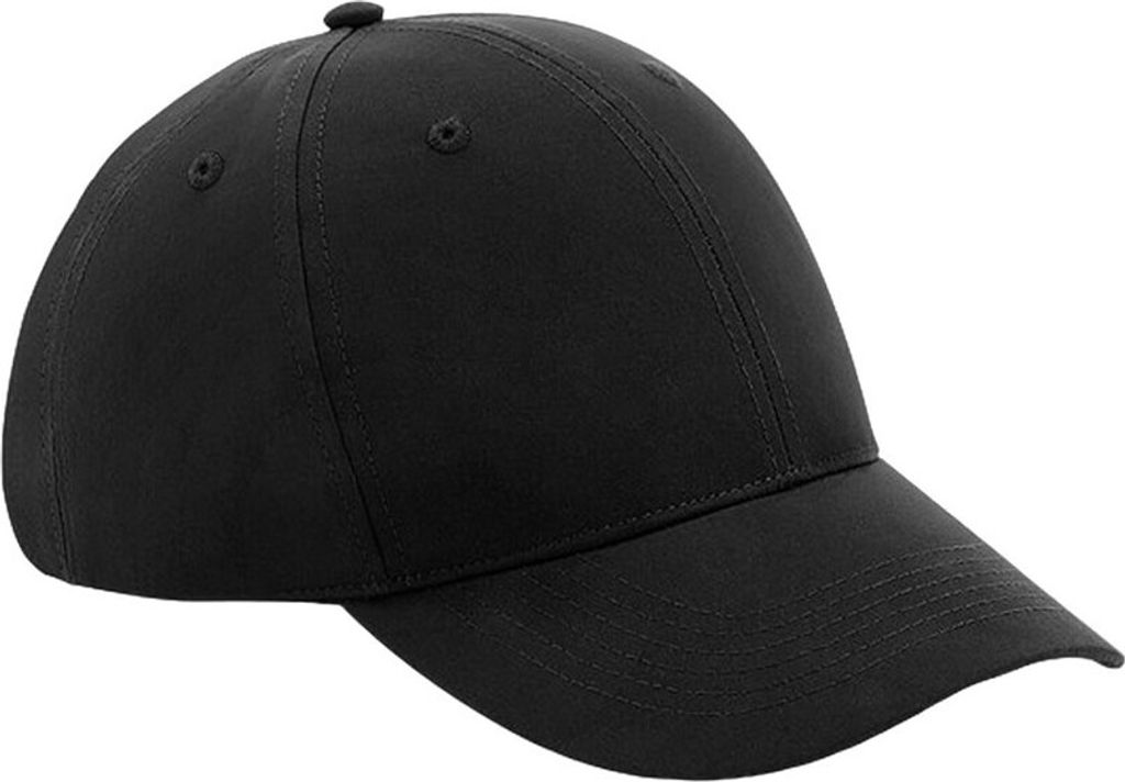 Beechfield - "Pro-Style" Baseball-Mütze recyceltes Material für Herren/Damen Uni RW9141 (Einheitsgröße) (Schwarz)