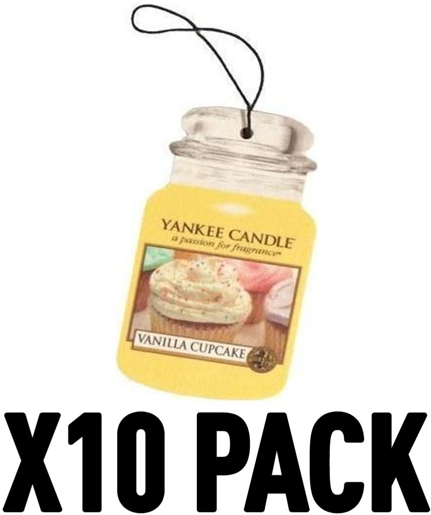 Yankee Candle CAR JAR PAPER Auto-Lufterfrischer #Vanilla Cupcake 1 Stück
