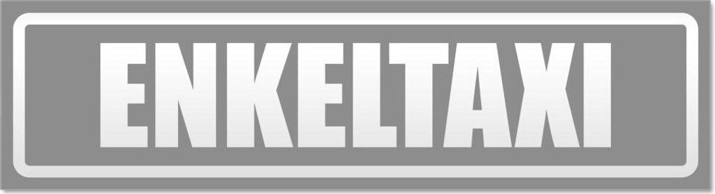 Kiwistar - Autoaufkleber - Grau - 45 x 12 cm - Eneklta x i invertiert - Hinweis Aufkleber Sticker für Auto, Kfz, Fahrrad, PKW, LKW