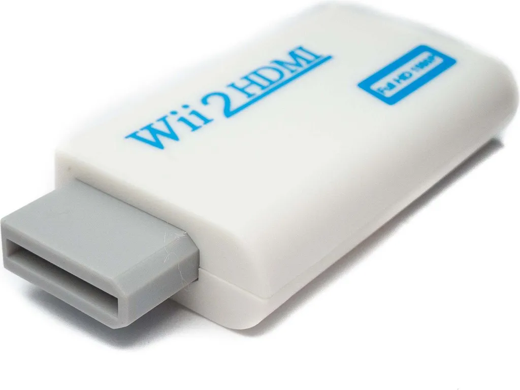 SYSTEM-S Wii Y: Adattatore HDMI Minimal | Audio AUX e Video HD