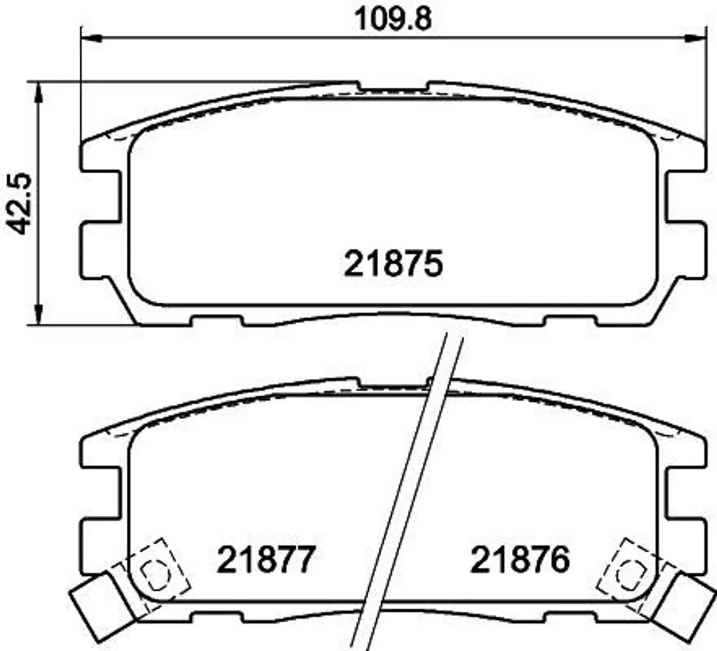 Plaquettes HELLA 3502150K00 Haute Performance pour Freinage Frontera B