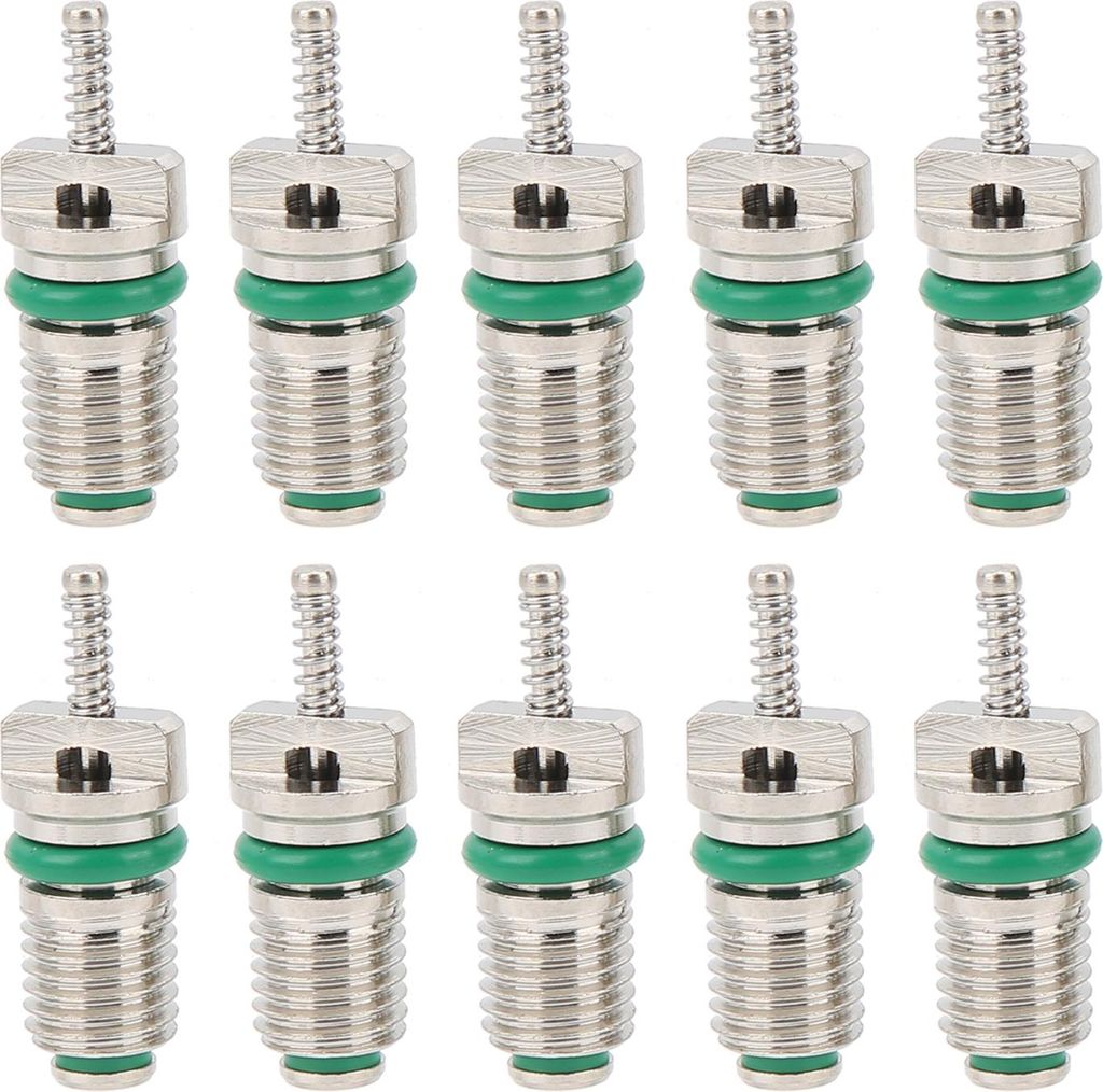 10 pcs Auto Klimaanlage Ventilkerne Nadeln Hochdruckbeständig für R134A -Kältemittel