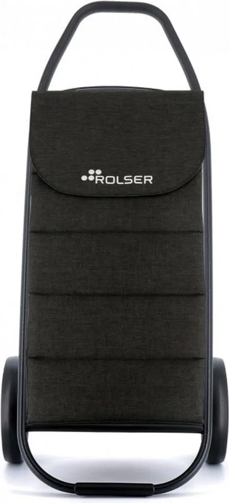 Chariot de Courses 2 Roues Rolser Mf Com 8 Polar Tweed Noir Pratique
