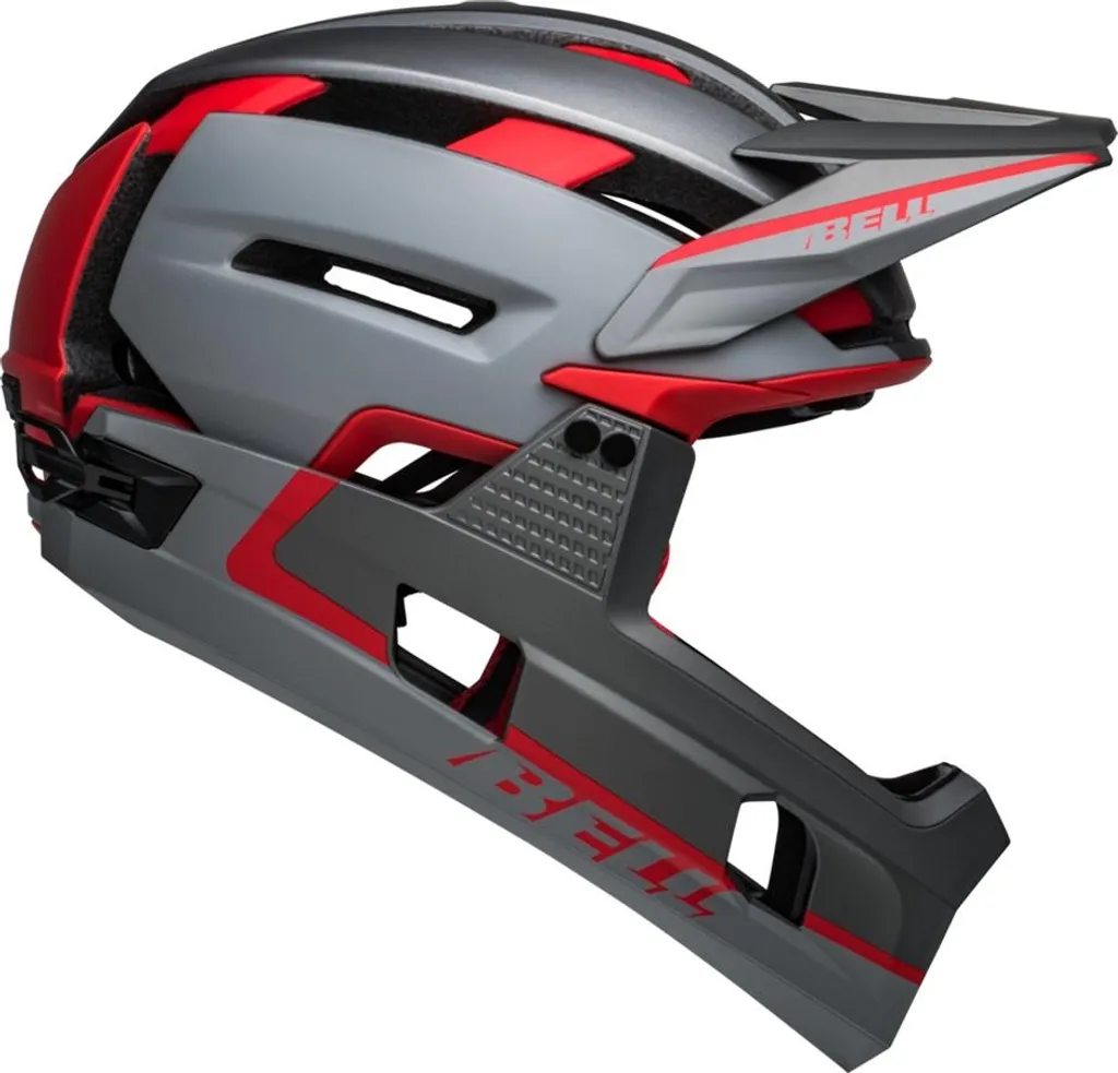 Casque VTT Bell Super Air R Spherical Matte Grey Red Taille S Performance - 3