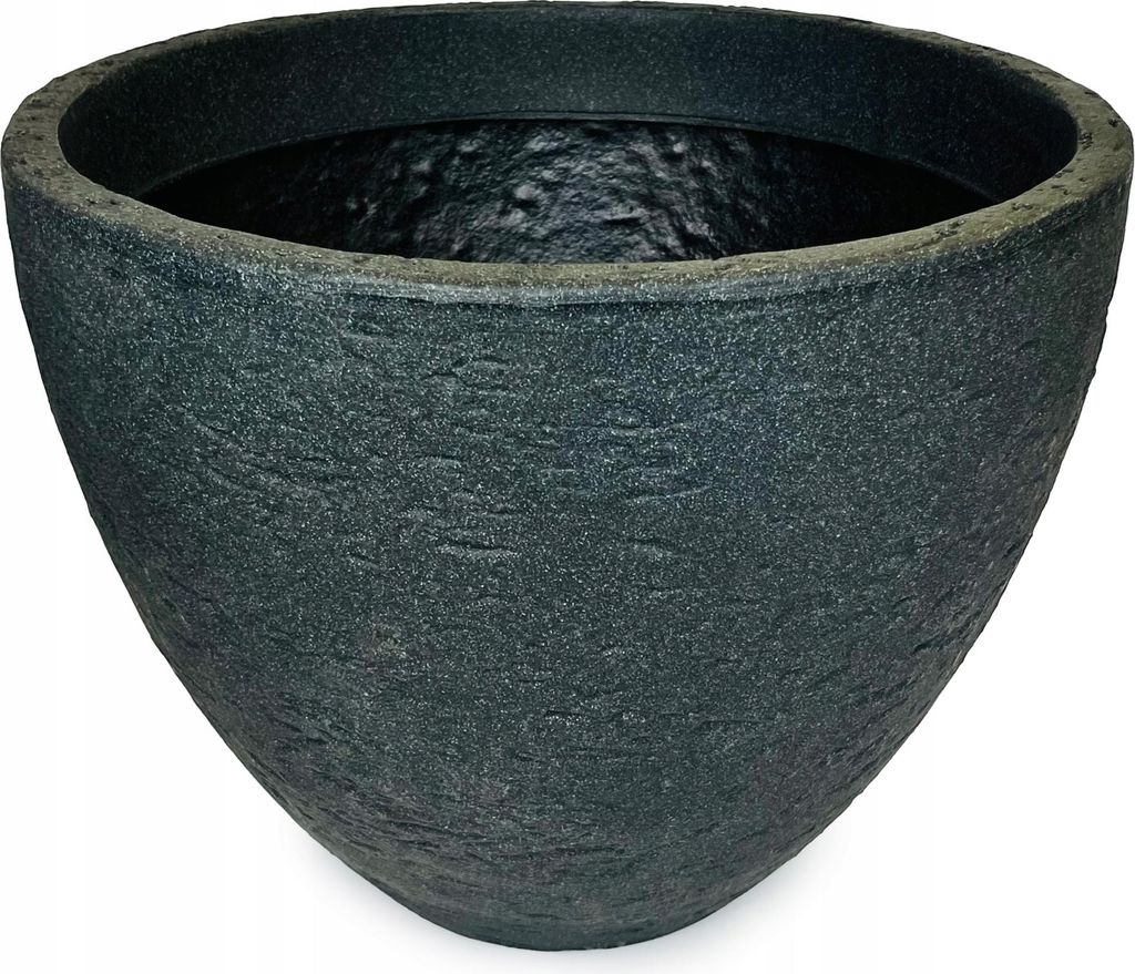 Donica Stone antracytowa średnica 40 cm Zdjęcie produktu 