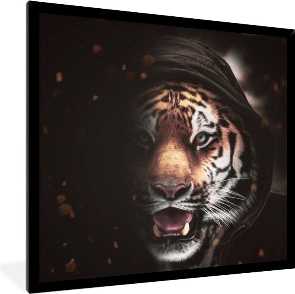 MuchoWow® MuchoWow® Gerahmtes Poster Tiger - Kleidung - Produktbild 