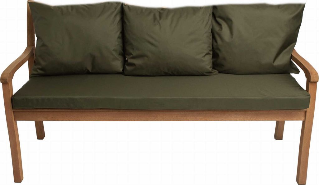 Coussins pour banc de jardin Vert | Coussin d'assise Image du produit 