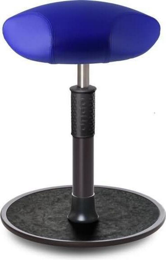Sitz- Stehhocker Free Regular Triangel skai Kunstleder blau schwarz /schwarz.