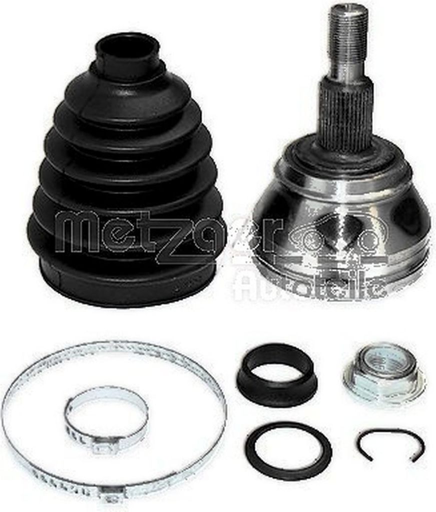 Gelenksatz Antriebswelle vorne rechts 142 mm Ø 53 mm METZGER für u.a. VW BORA