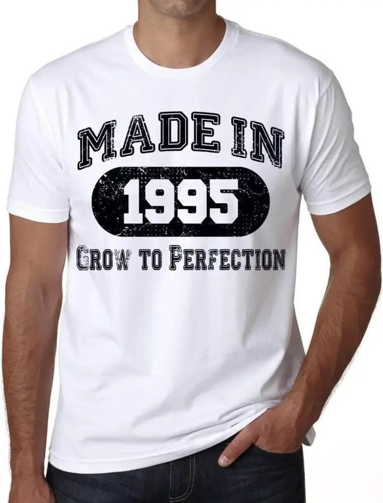 Herren Grafik T-Shirt Wachsen bis zur Perfektion aus dem Jahr 1995 – Grow to Perfection 1995 – Geschenk 29. Geburtstag Jahrestag 29 Jahre