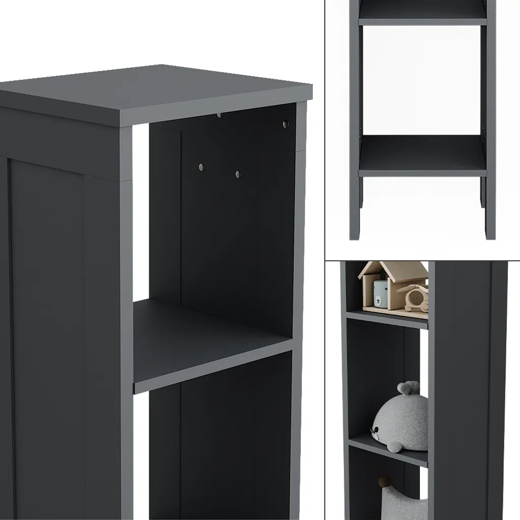 Étagère compacte Vitalispa Ajaton Gris pour gagner de la place en chambre