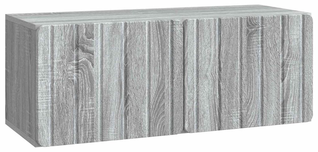 Wandmontierter TV-Schrank Graues Sonoma 78,5 x 31 x 30 cm
