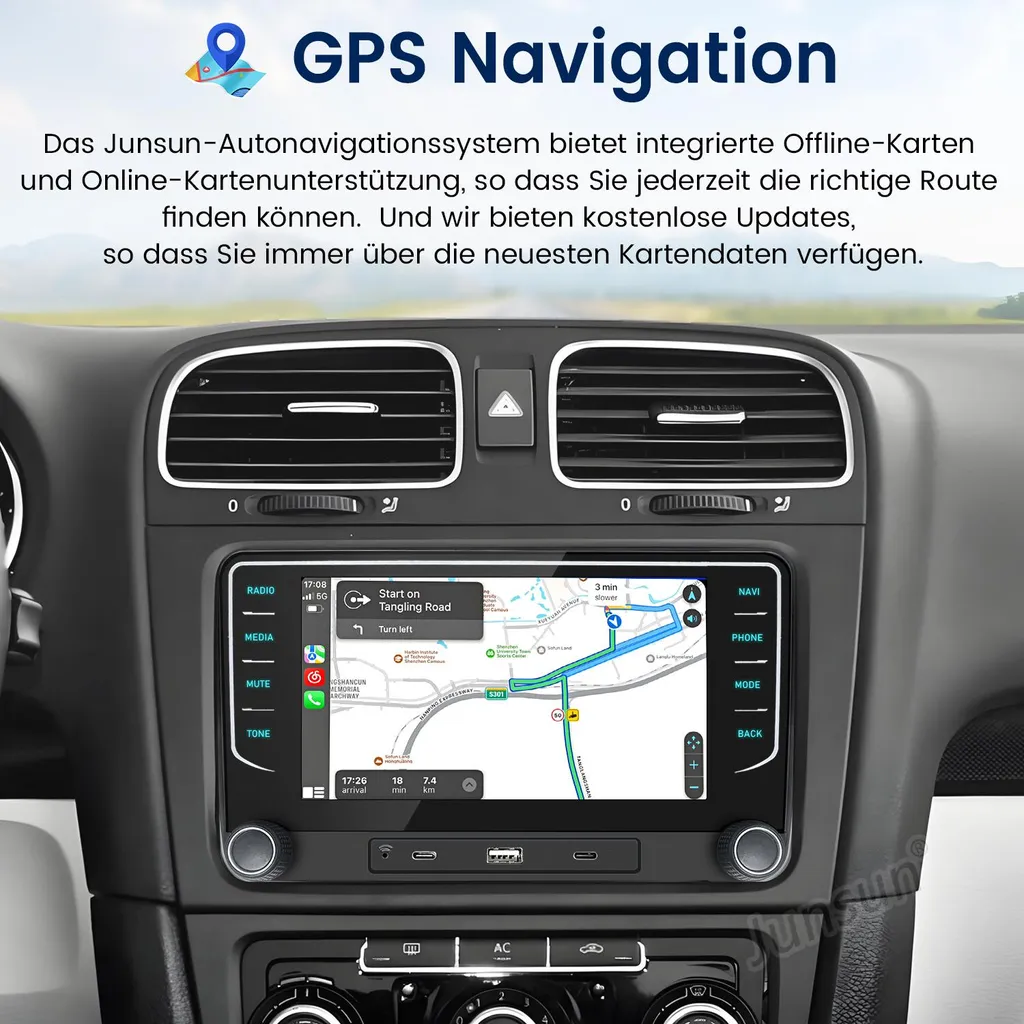 Offerta Autoradio Android 128GB VW Golf Passat CarPlay Wireless GPS - 2