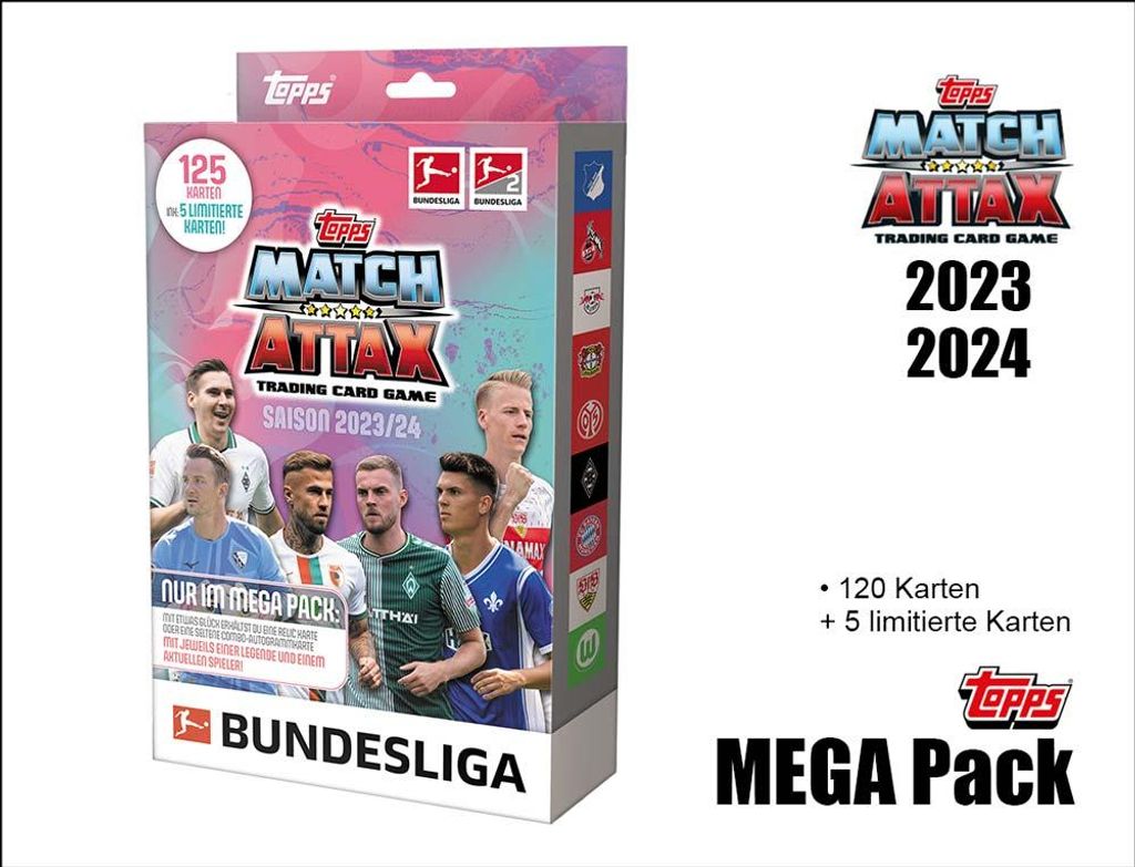 Topps Match Attax Bundesliga 2023/2024 - MEGA PACK Produktbild 