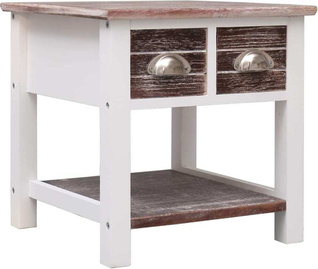 Beistelltisch Braun 40x40x40 cm Paulownia Holz
