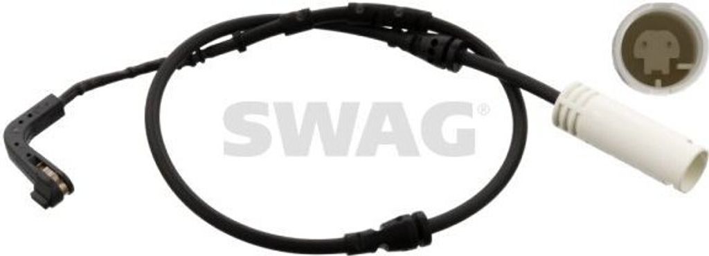 SWAG 20 92 4320 Warnkontakt Bremsbelagverschleiß 635mm Vorne für BMW 3 Touring (E91) 3 Limousine (E90) 1 Schrägheck (E87) 3 Coupe (E92) 3 Cabrio...