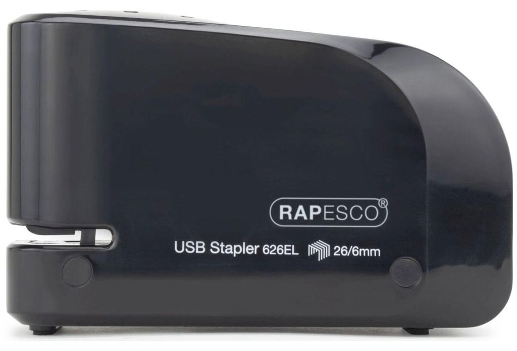 Rapesco 626EL, 15 Blätter, Flacher Clinch, Vorderseite, Produktbild 